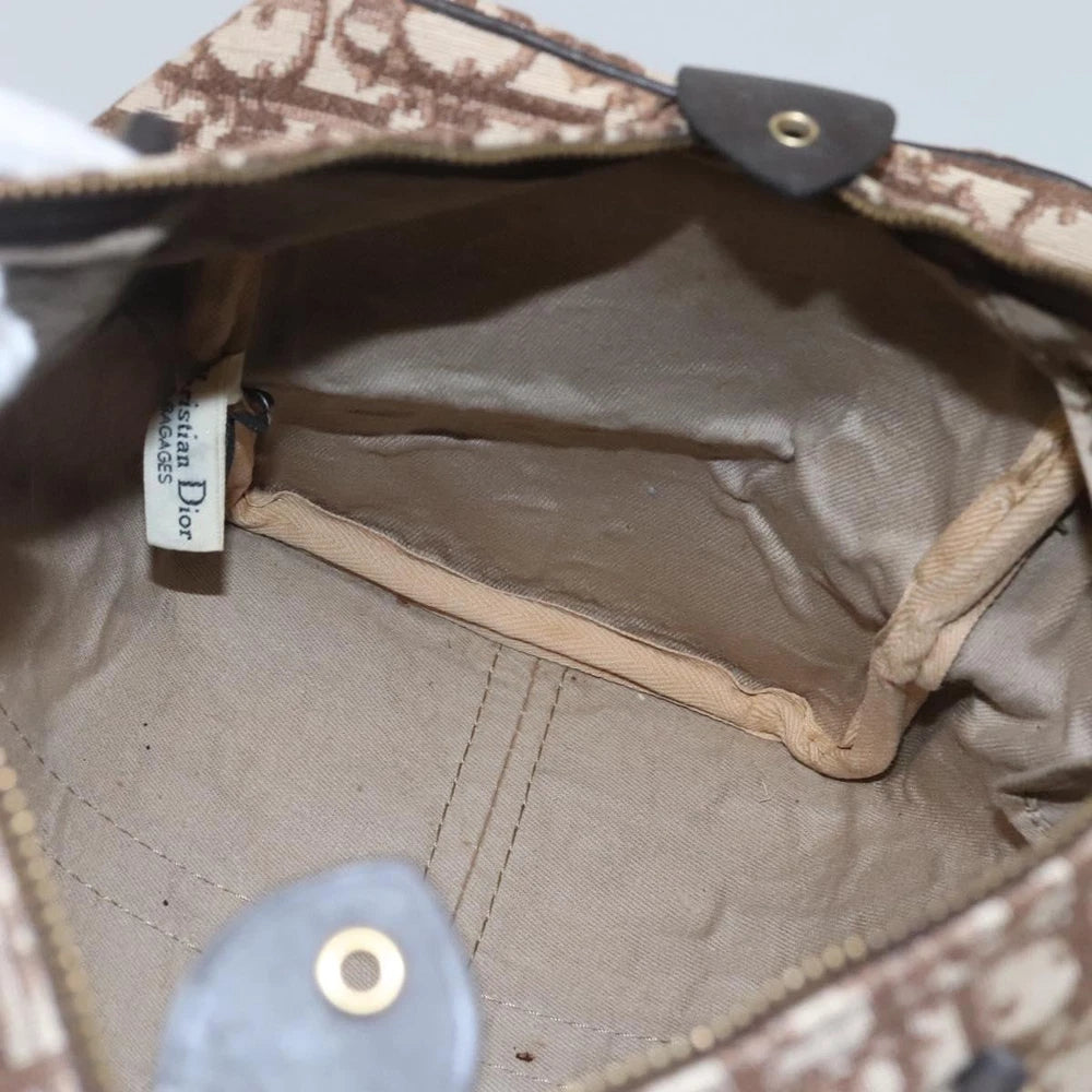 CHRISTIAN DIOR BOSTON BAG 30 TROTTER CANVAS