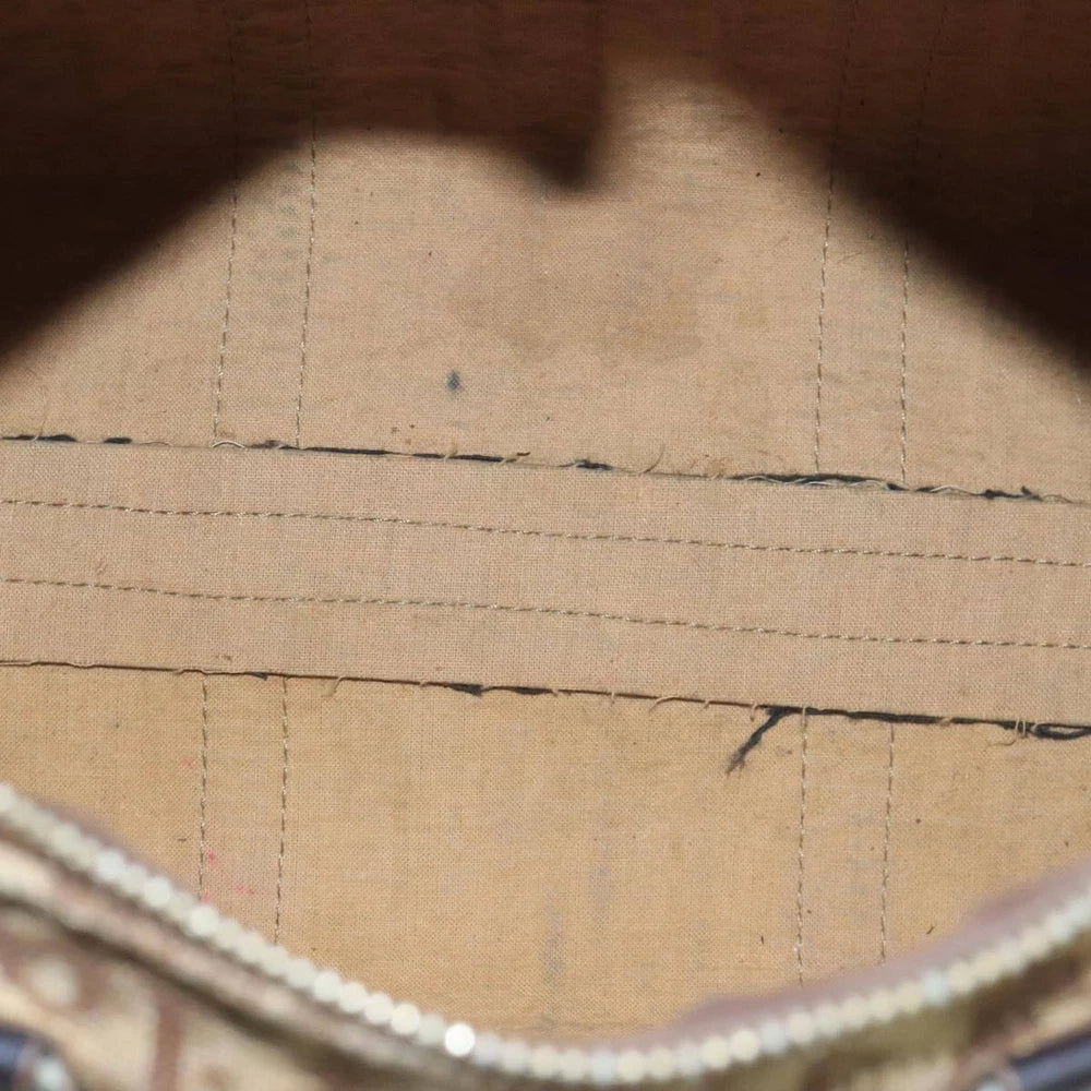 CHRISTIAN DIOR BOSTON BAG 30 TROTTER CANVAS