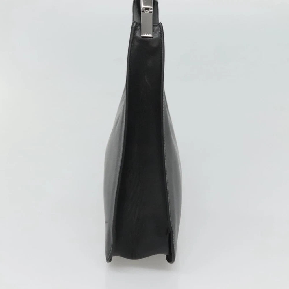 GUCCI SHOULDER BAG BLACK LEATHER - Brands Select