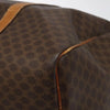 CELINE BOSTON BAG MACADAM CANVAS BROWN