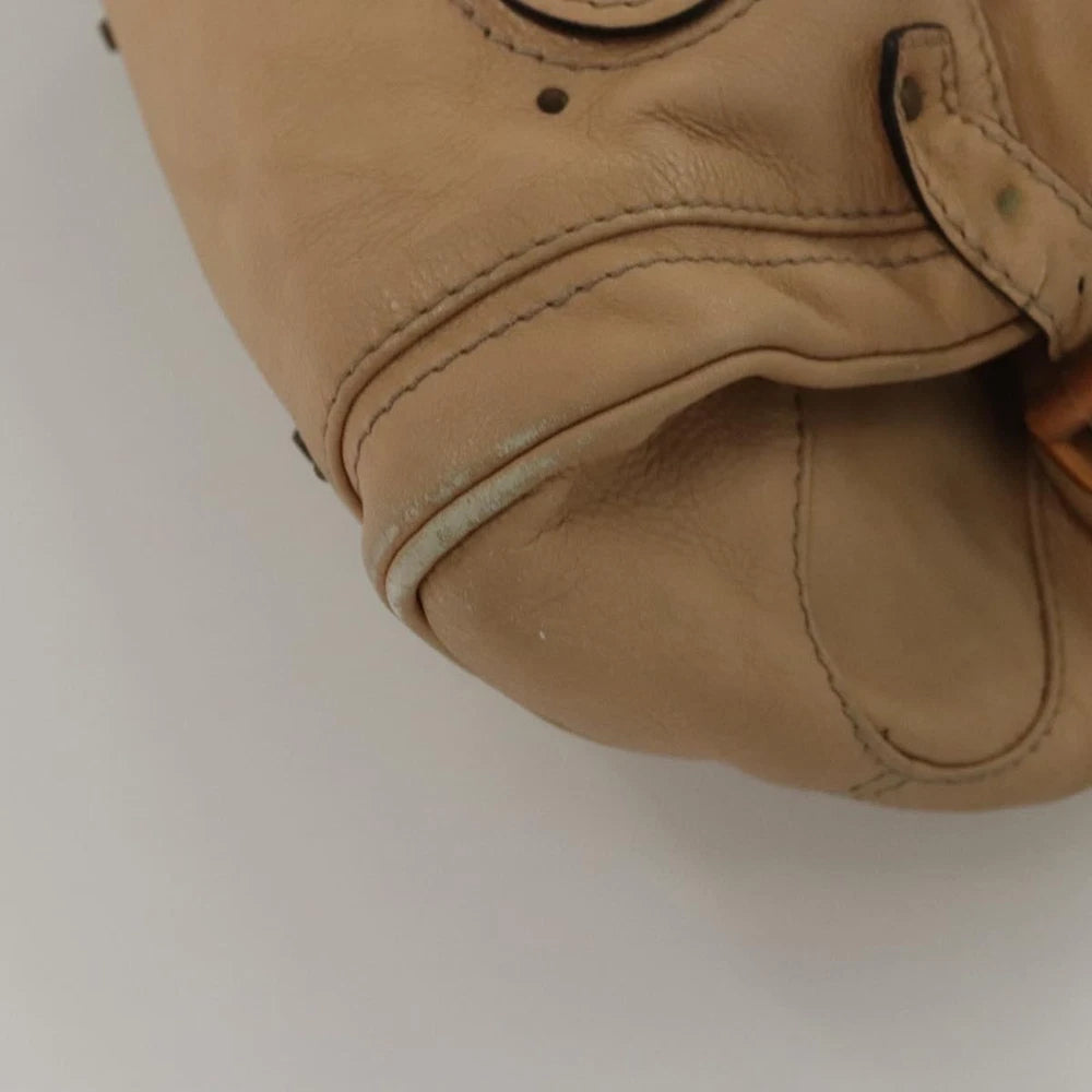 CHLOE PADDINGTON BAG BEIGE LEATHER