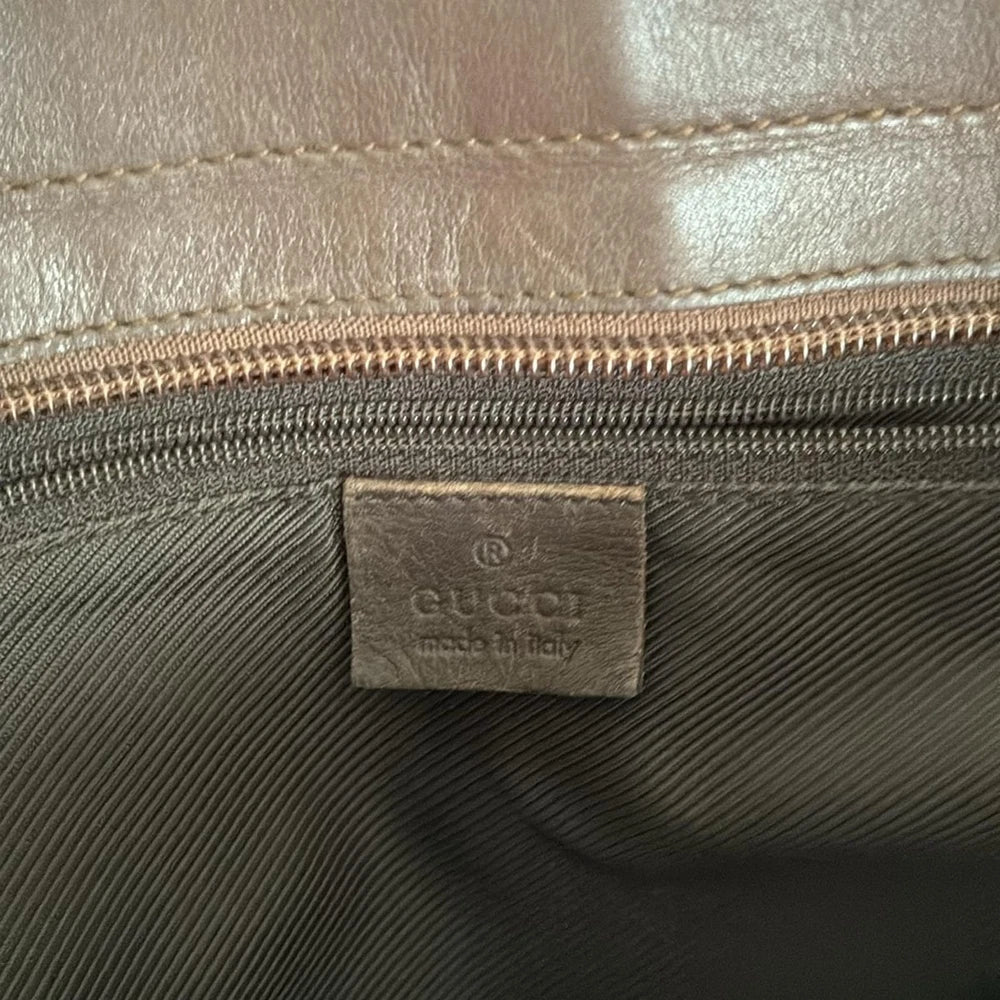 Gucci GG Veske - Beige And Dark Brown