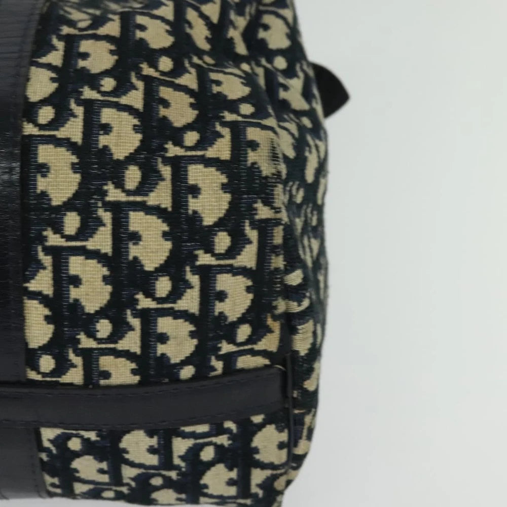 Dior Boston Bag 30 - Navy Trotter Canvas