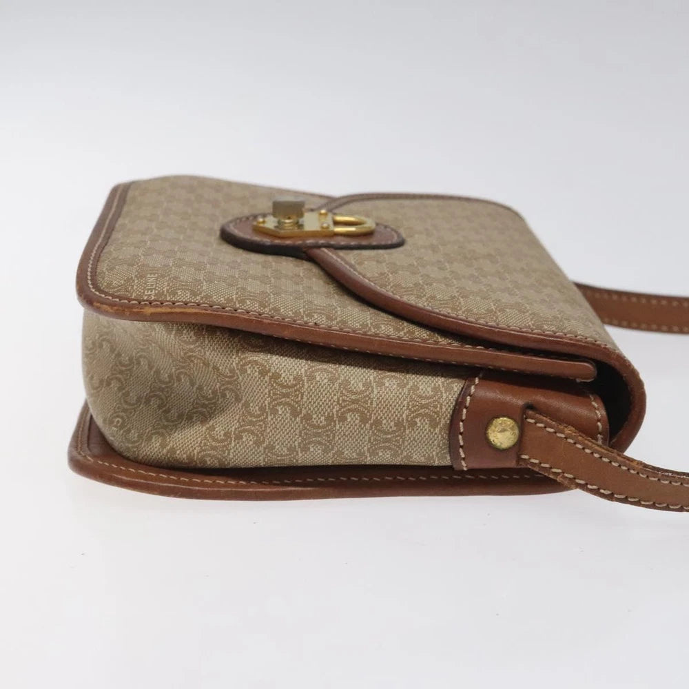 CELINE SHOULDER BAG MACADAM CANVAS