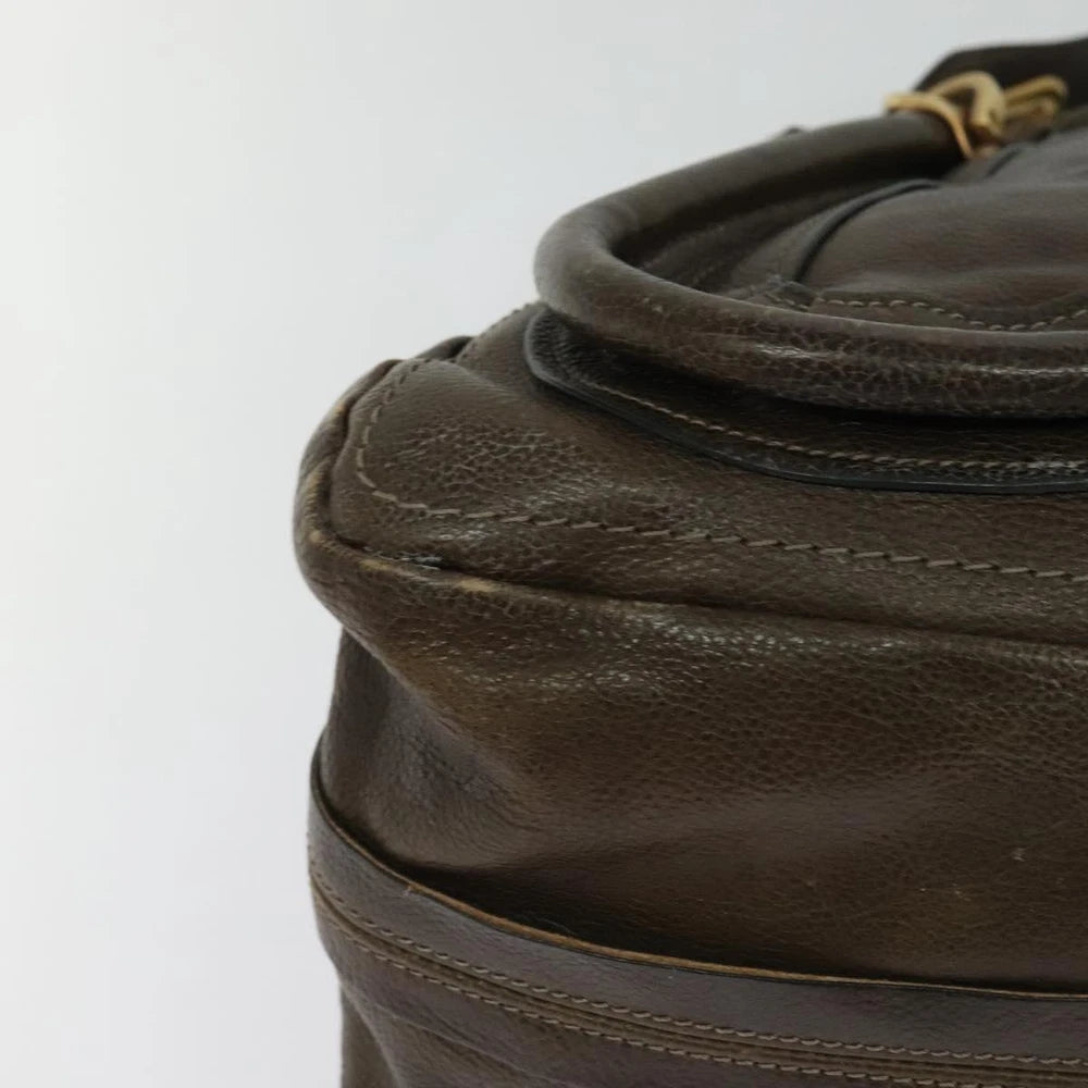 CHLOE PARATY BAG BROWN LEATHER