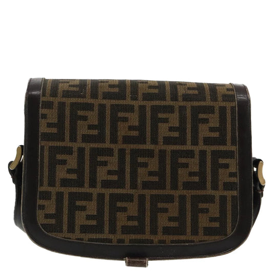 VINTAGE FENDI CROSSBODY BAG ZUCCA CANVAS