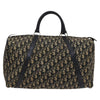 CHRISTIAN DIOR BOSTON BAG 40 TROTTER CANVAS