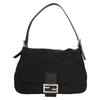 FENDI MAMMA BAGUETTE BLACK NYLON