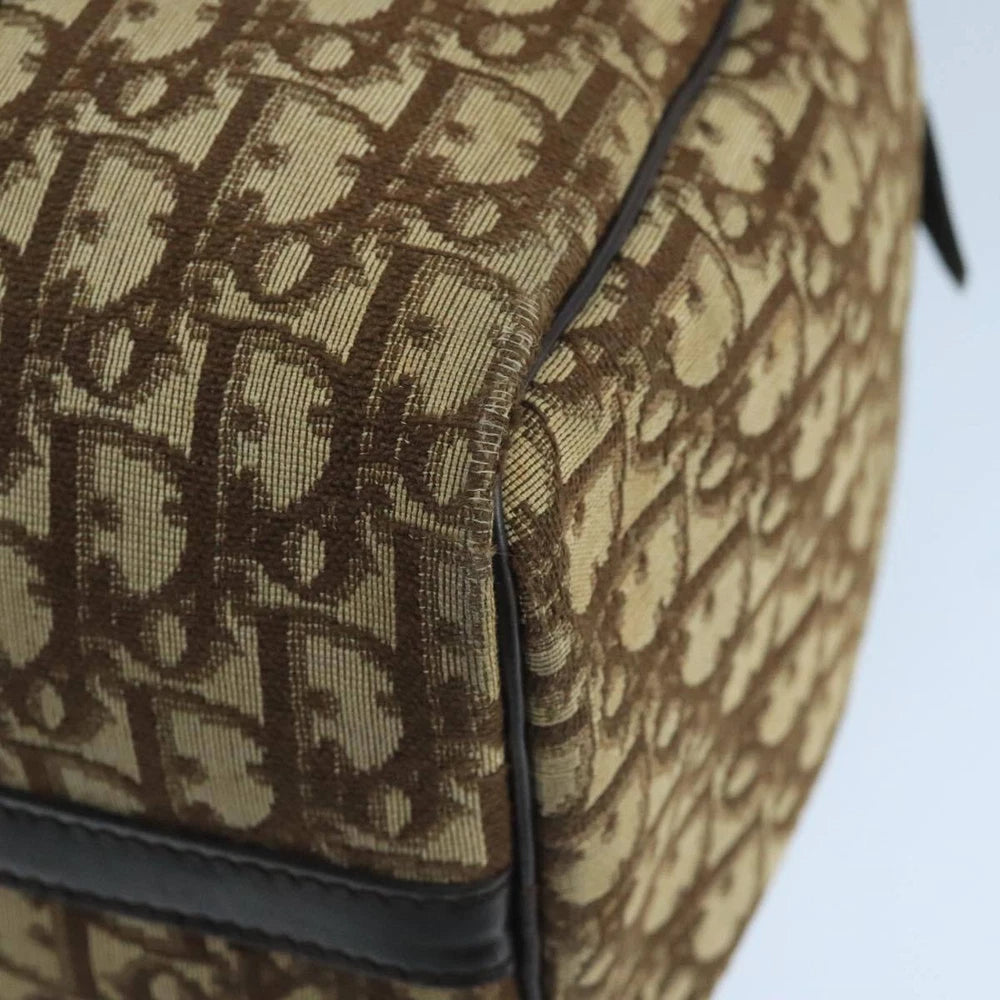 CHRISTIAN DIOR BOSTON BAG 30 TROTTER CANVAS