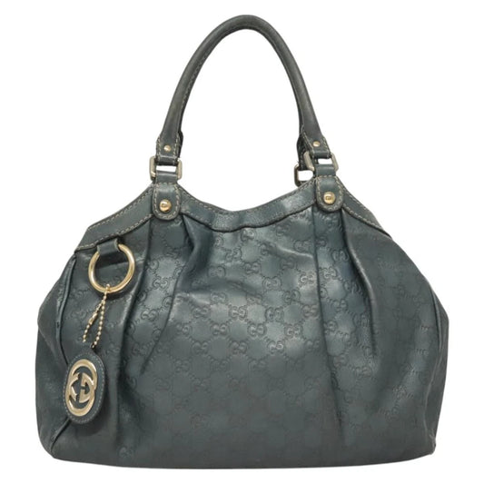 Gucci Sukey Bag - Blue Guccissima Leather