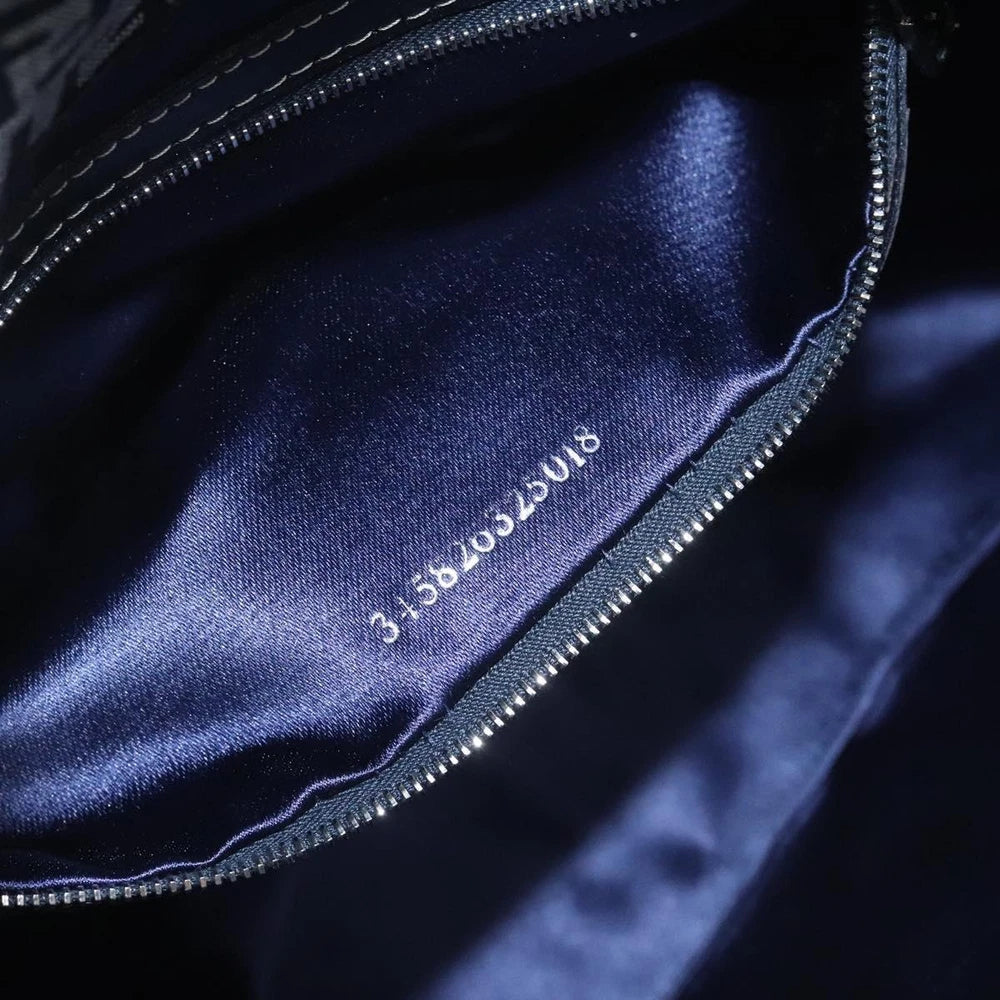 FENDI MAMMA BAGUETTE ZUCCHINO CANVAS NAVY