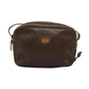 VINTAGE GUCCI SHOULDER BAG BROWN LEATHER