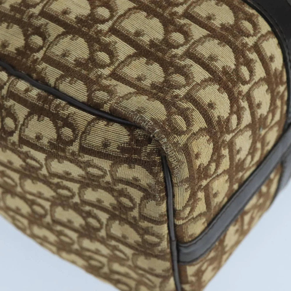 CHRISTIAN DIOR BOSTON BAG 30 TROTTER CANVAS