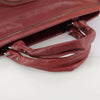 VINTAGE CHANEL COCO MARK BAG RED LEATHER