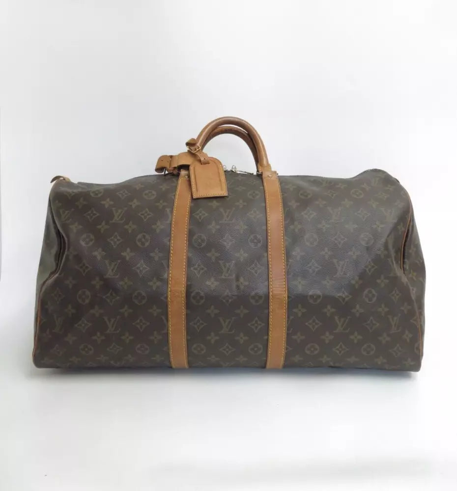 LOUIS VUITTON KEEPALL 55 BAG MONOGRAM CANVAS