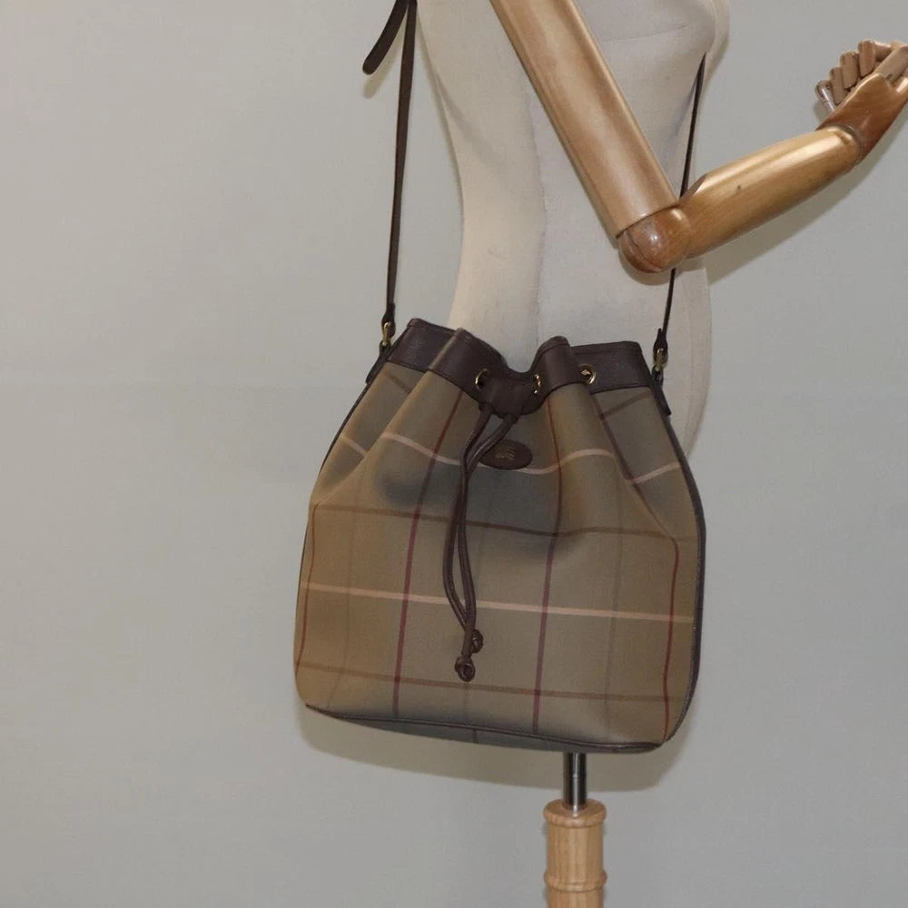 Vintage Burberry Bucket Bag - Nova Check Canvas