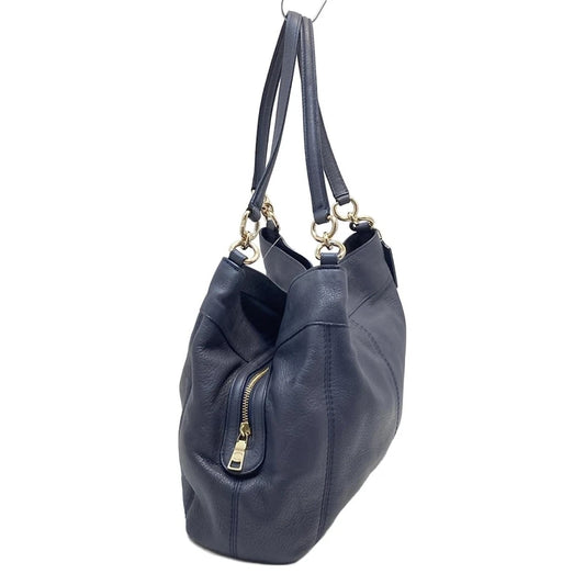 Coach Bag - Navy Leather