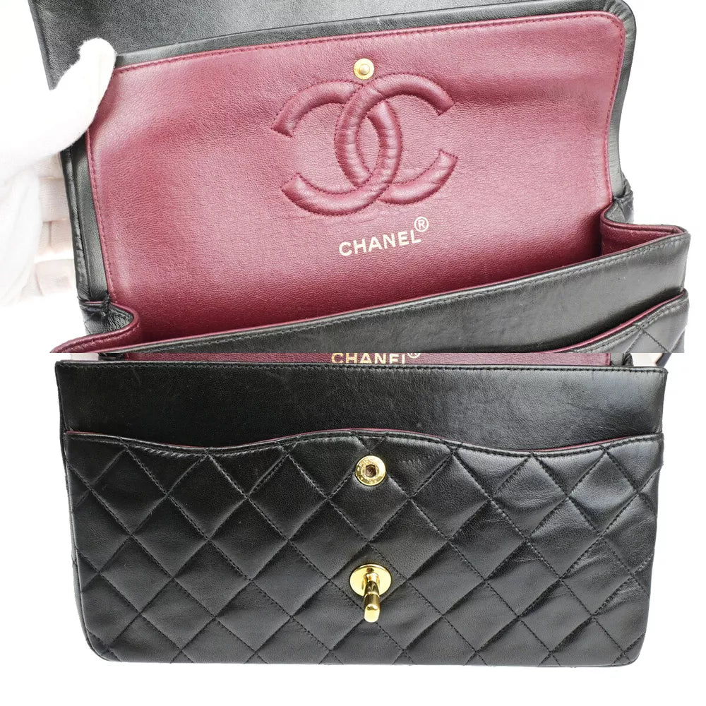 VINTAGE CHANEL MATELASSE 25 DOUBLE FLAP BAG