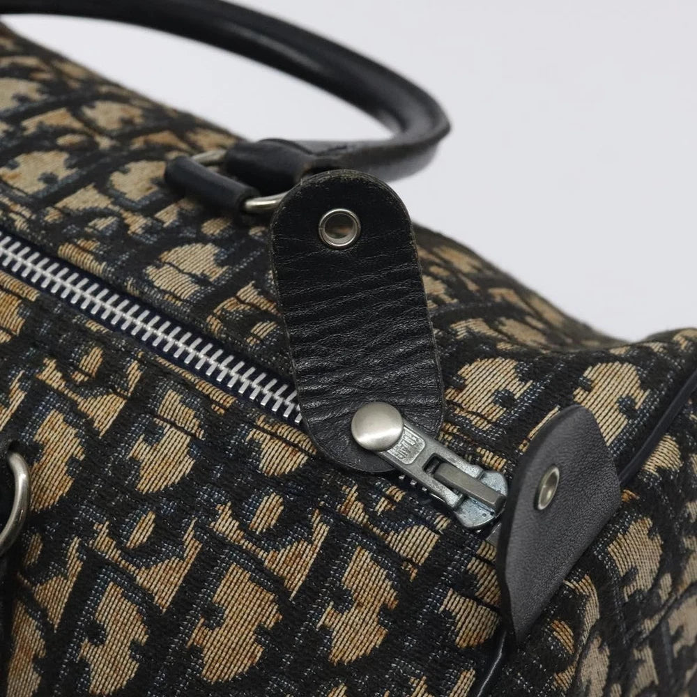 Dior Boston Bag 30 - Navy Trotter Canvas