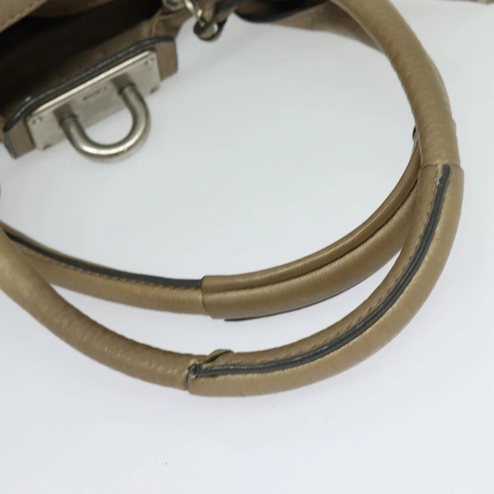 CHLOE PADDINGTON BAG BEIGE LEATHER