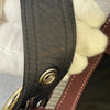 Vintage Coach Veske- Burgunder Leather　
