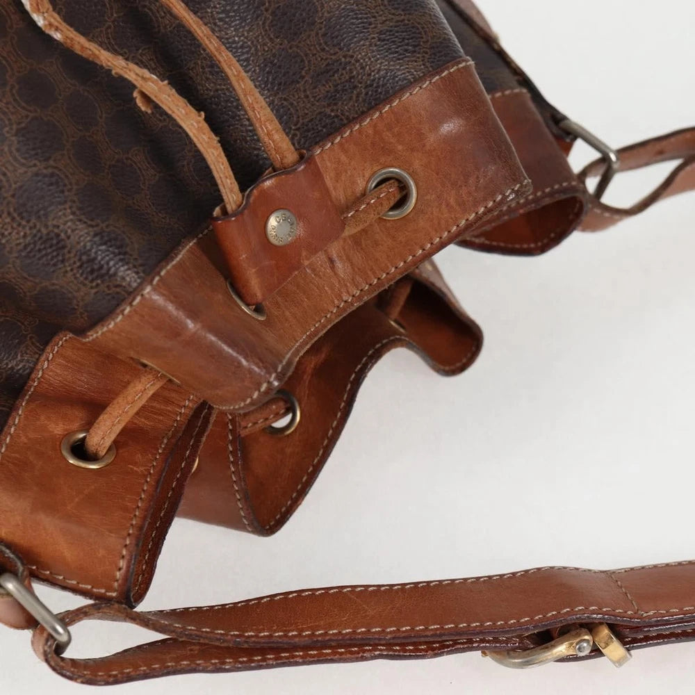 Celine Bucket Bag - Macadam Canvas