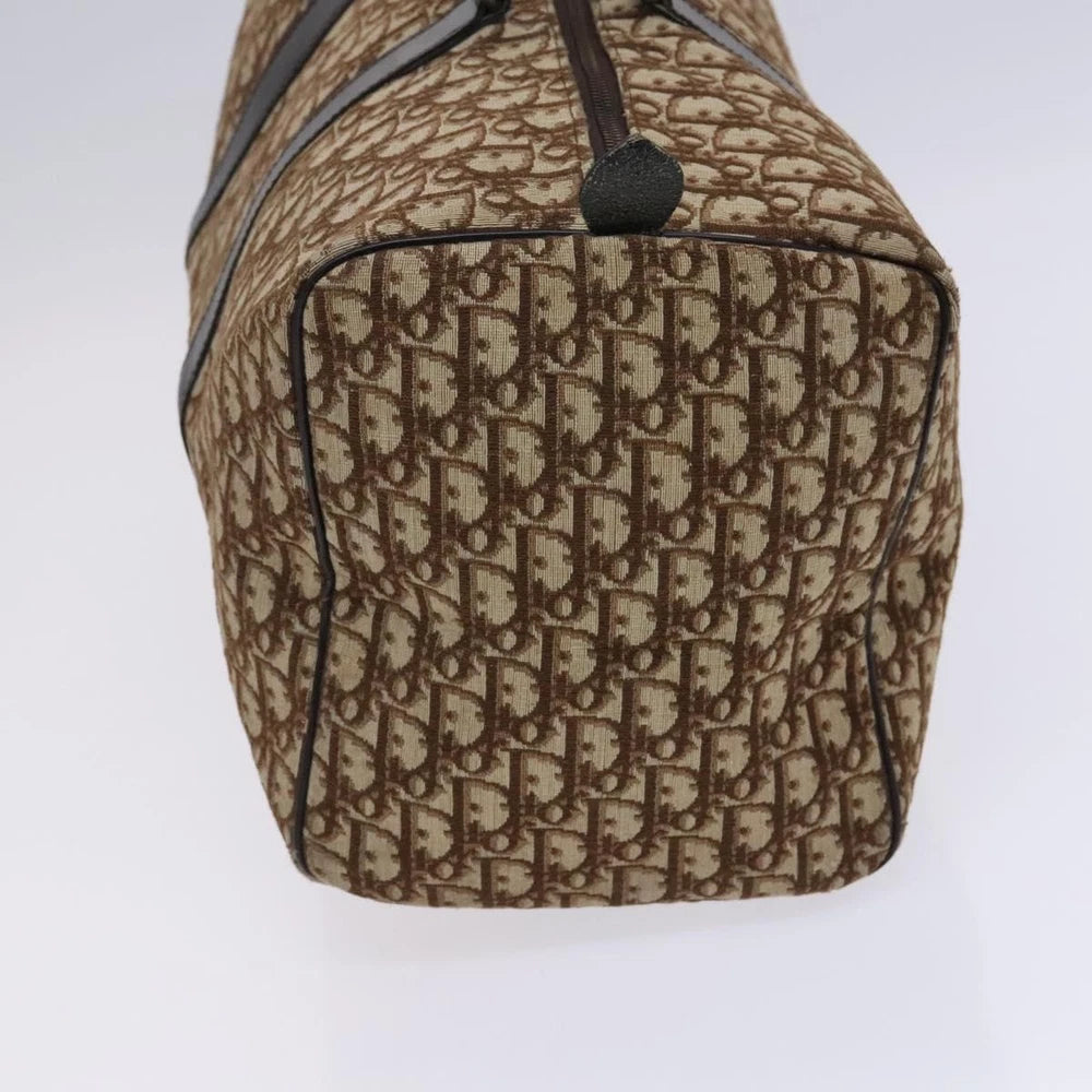 CHRISTIAN DIOR BOSTON BAG TROTTER CANVAS