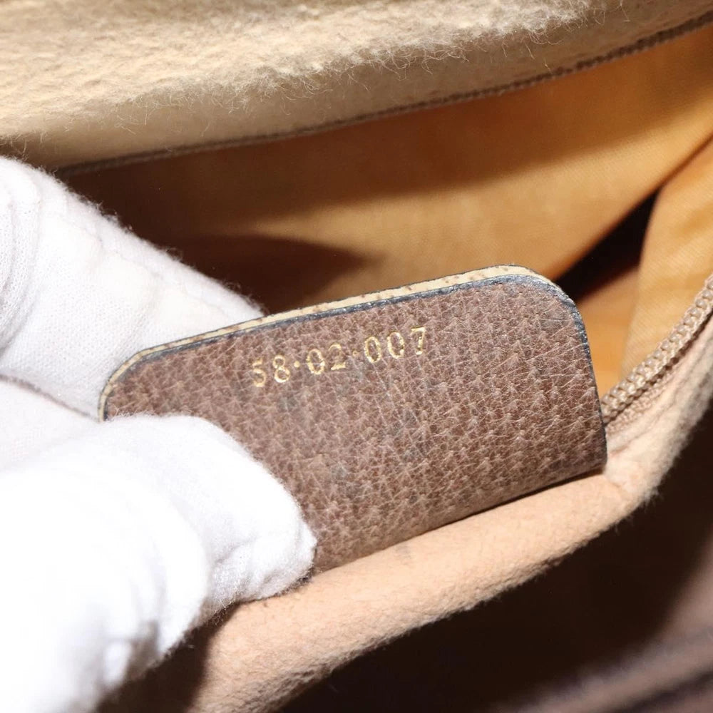 GUCCI BOSTON BAG GG SUPREME WEB SHERRY LINE