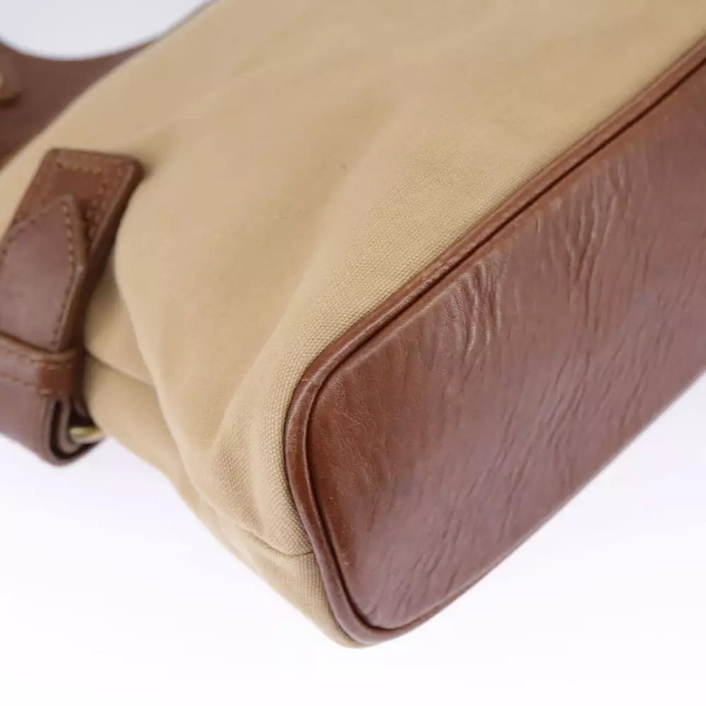 BURBERRY CANVAS SHOULDER BAG