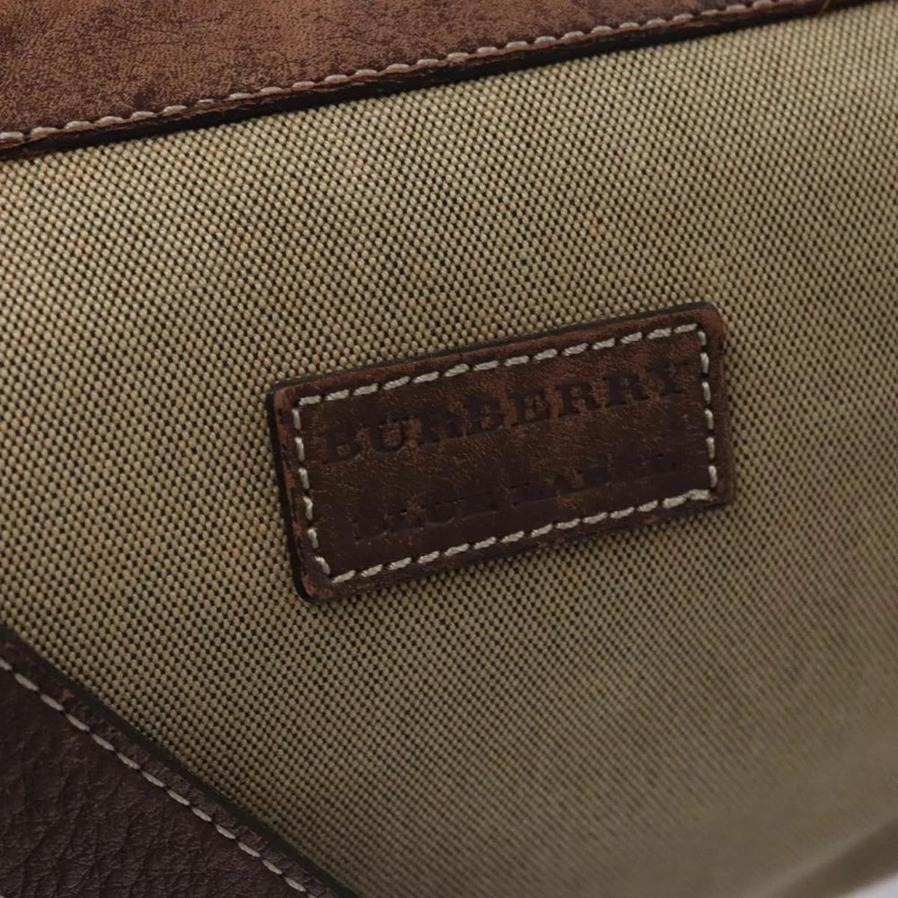 Vintage Burberry Shoulder Bag - Beige Canvas