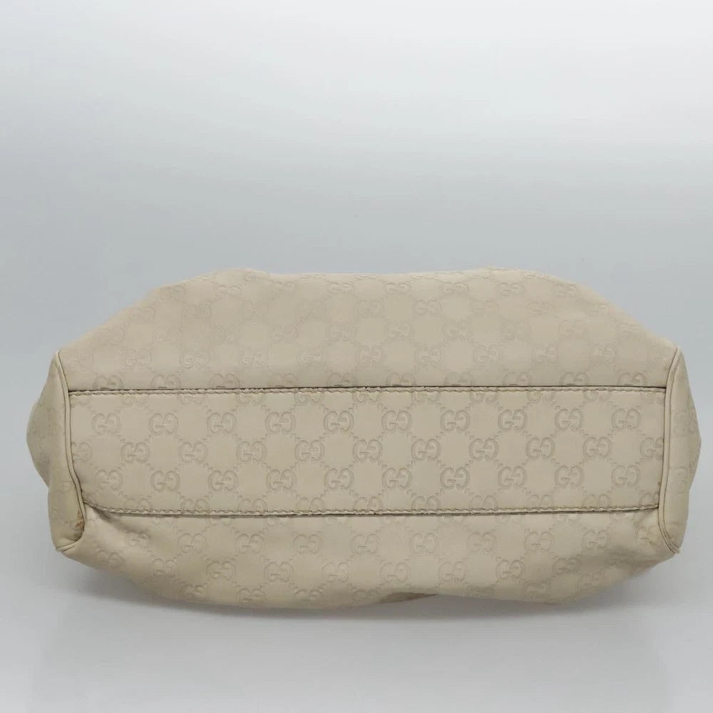 Gucci Sukey Bag - White Guccissima Leather