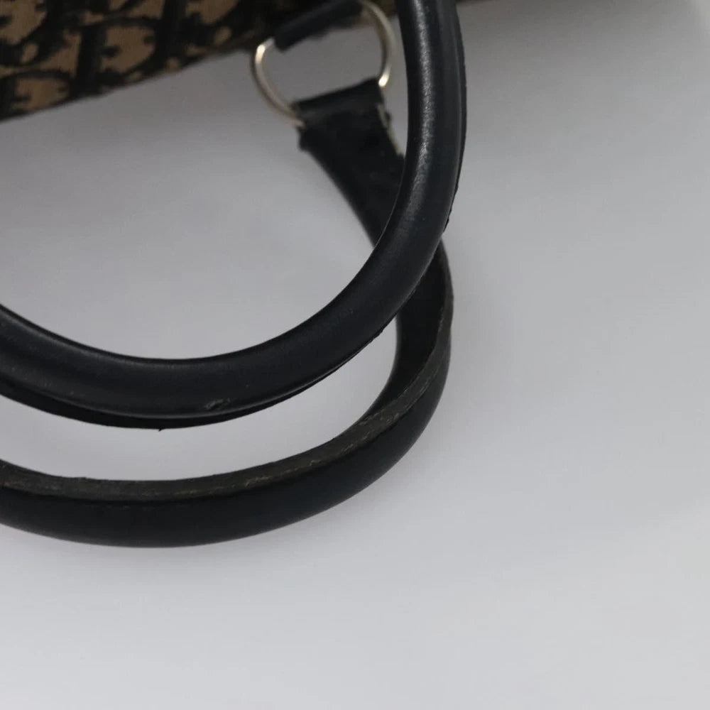 CHRISTIAN DIOR BOSTON BAG 40 TROTTER CANVAS