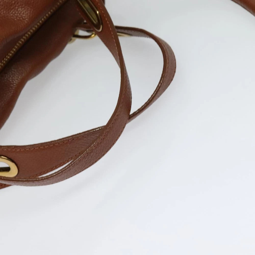CHLOE PARATY BAG BROWN LEATHER