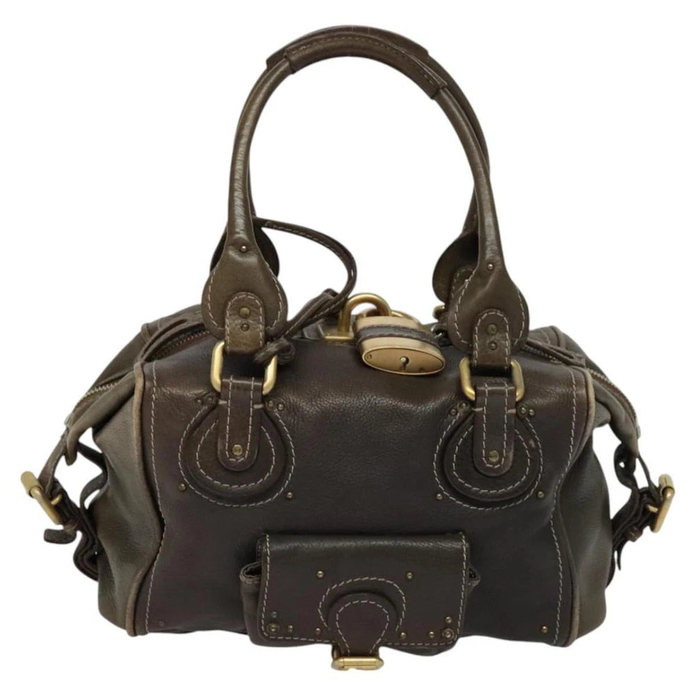 CHLOE PADDINGTON BAG BROWN LEATHER