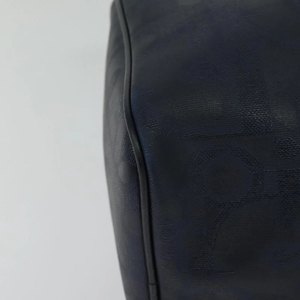 Vintage Dior Boston Bag - Navy Trotter Canvas