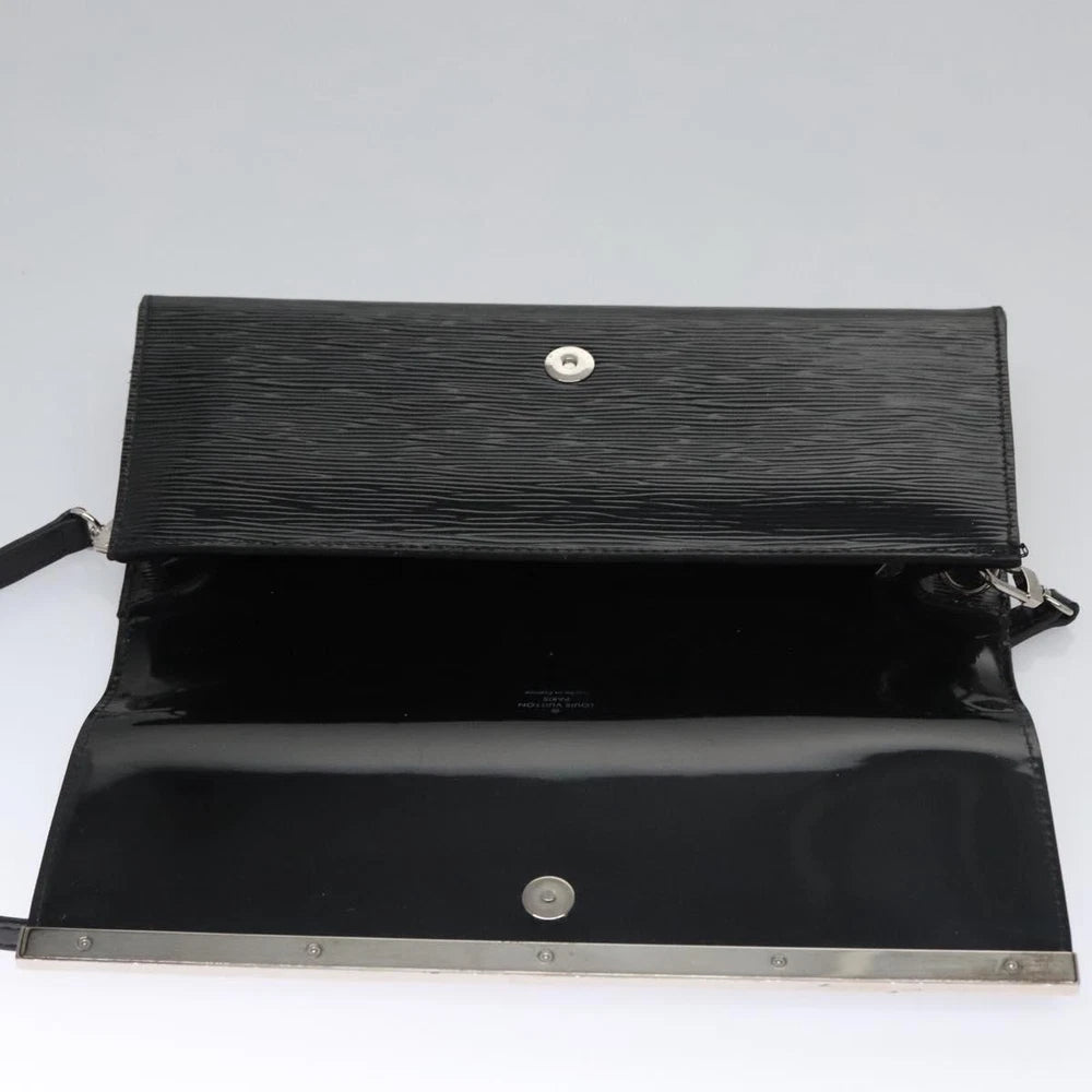 LOUIS VUITTON ELECTRIC SEVIGNE POCHETTE BAG BLACK EPI LEATHER