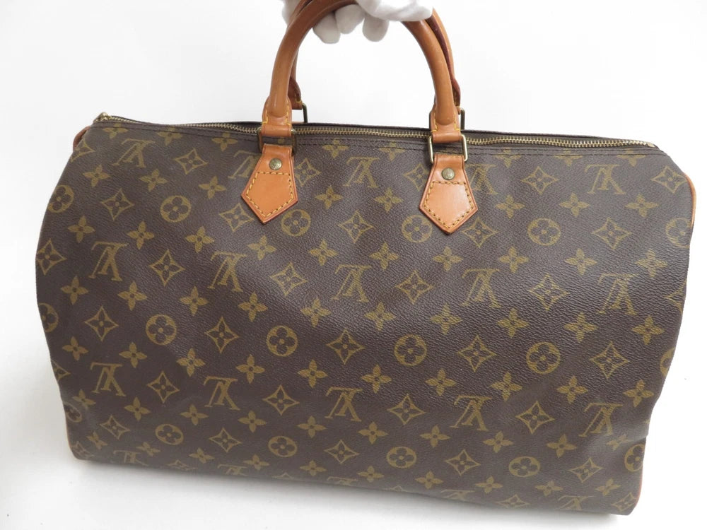 LOUIS VUITTON SPEEDY 40 BAG MONOGRAM CANVAS