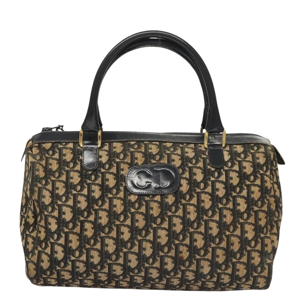 Vintage Dior Handbag - Navy Trotter Canvas