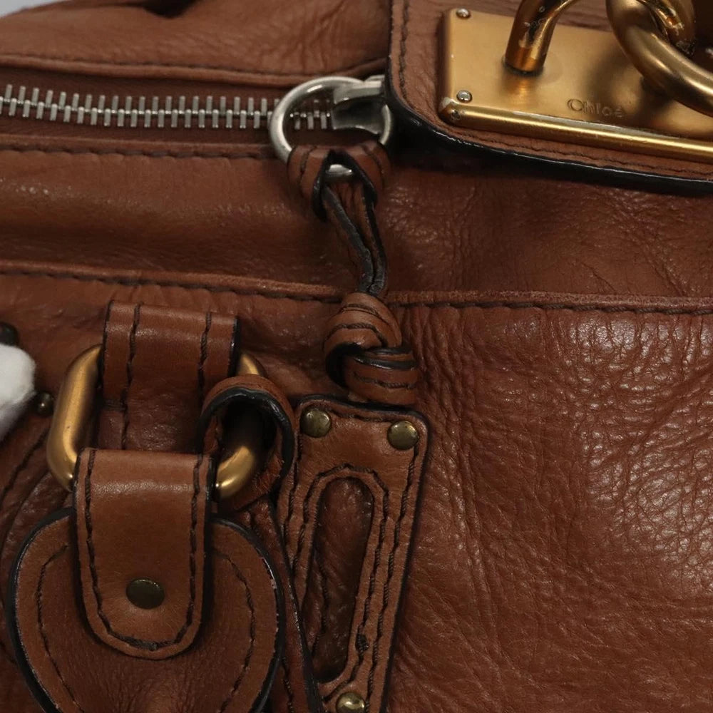 CHLOE PADDINGTON BAG BROWN LEATHER