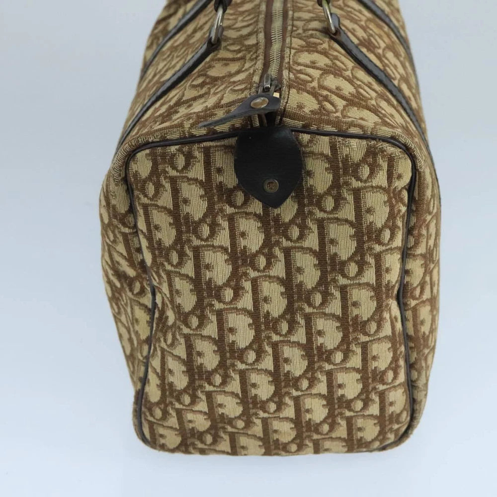 CHRISTIAN DIOR BOSTON BAG 30 TROTTER CANVAS
