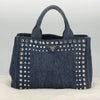 PRADA BIJOUX CANAPA BAG DENIM