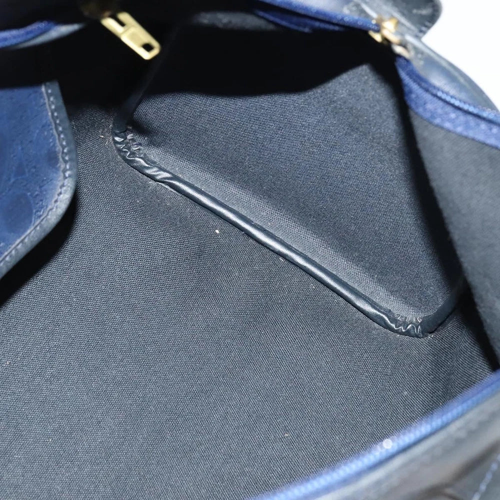 Vintage Dior Boston Bag - Navy Trotter Canvas
