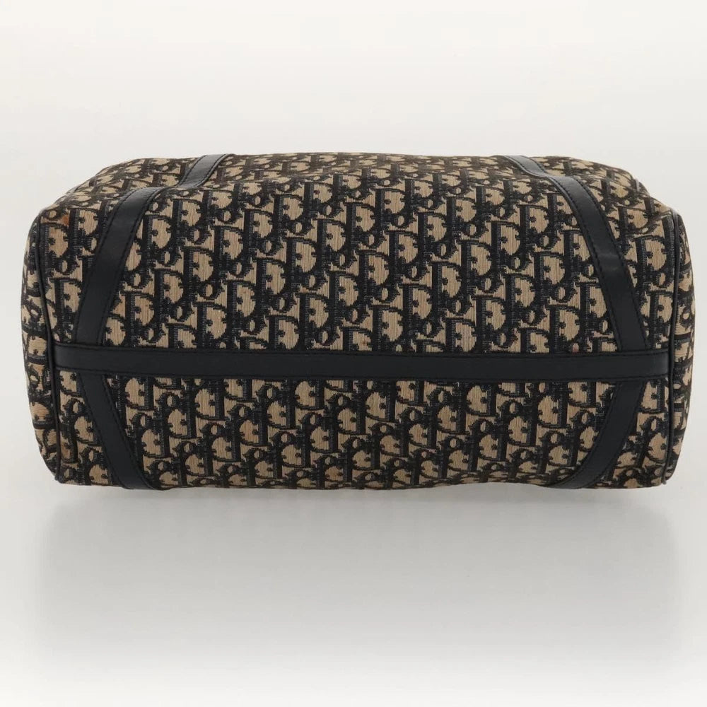 CHRISTIAN DIOR BOSTON BAG 40 TROTTER CANVAS