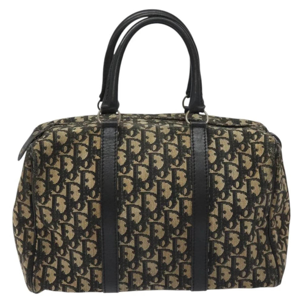 CHRISTIAN DIOR BOSTON BAG 30 TROTTER CANVAS