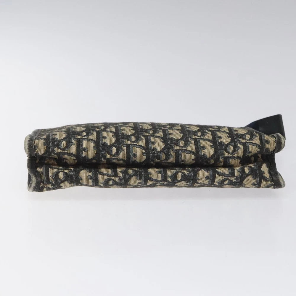 CHRISTIAN DIOR CLUTCH TROTTER CANVAS