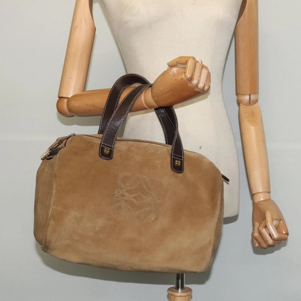 LOEWE ANAGRAM BAG SUEDE