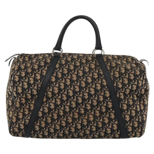 CHRISTIAN DIOR BOSTON BAG 40 TROTTER CANVAS