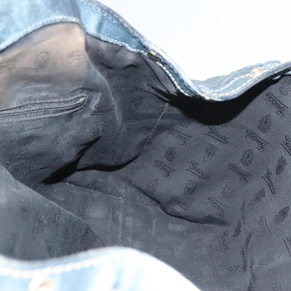 Gucci Sukey Bag - Blue Guccissima Leather