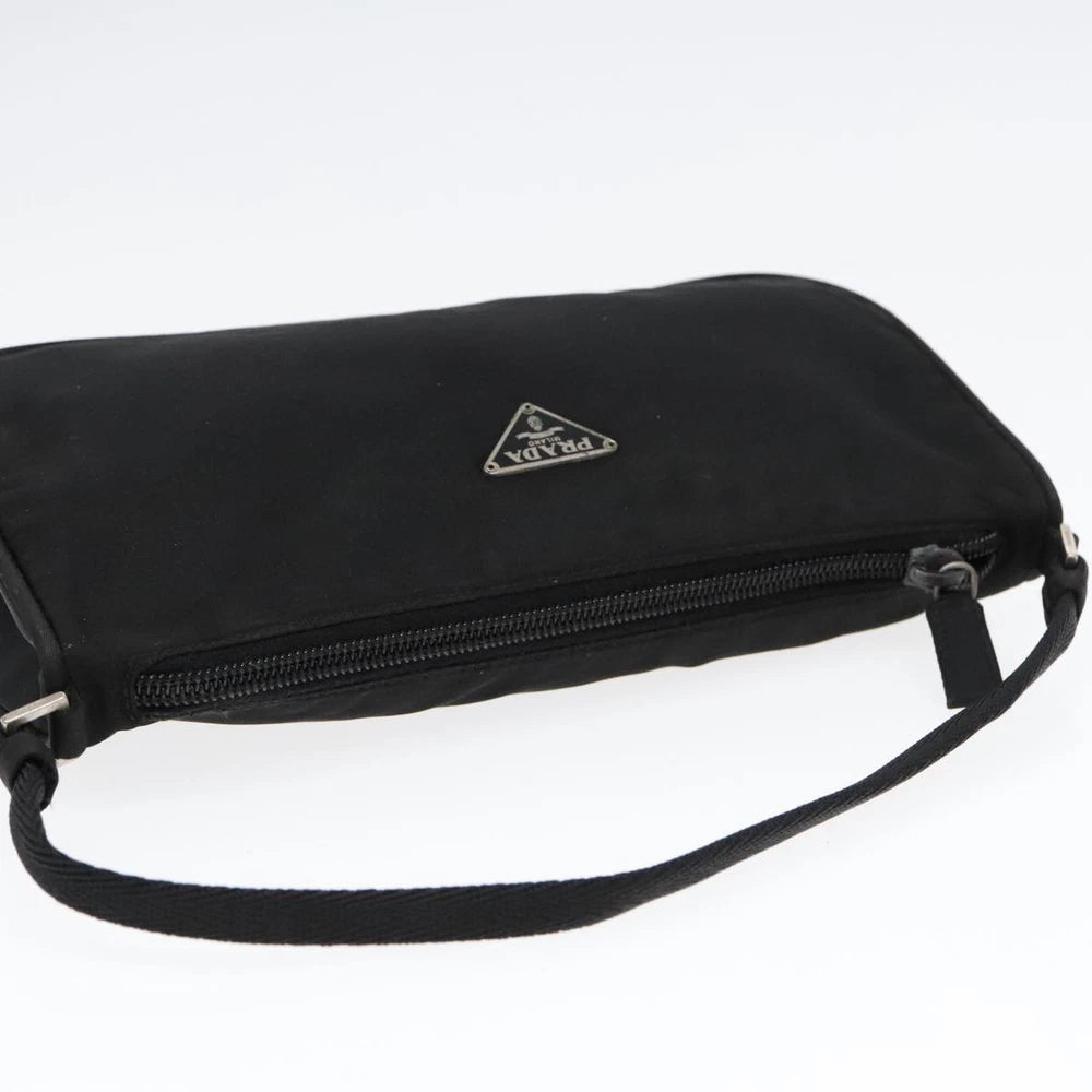 Svart Prada Nylon Veske
