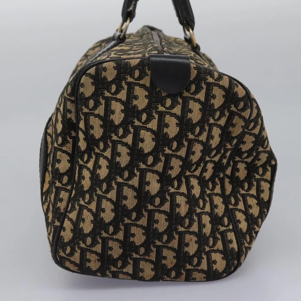 CHRISTIAN DIOR BOSTON BAG 30 TROTTER CANVAS
